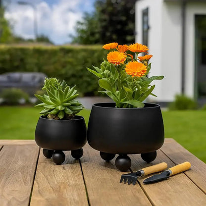 Jardinière en métal pour l’intérieur et le jardin