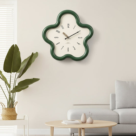 Horloge murale 3D florale