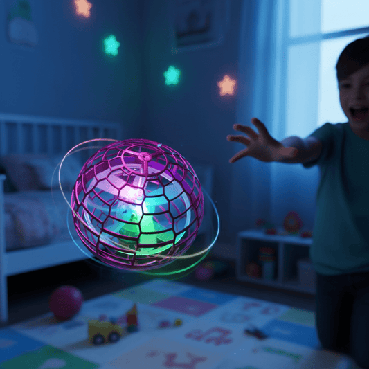 Drone LED contrôlé par gestes à 360°