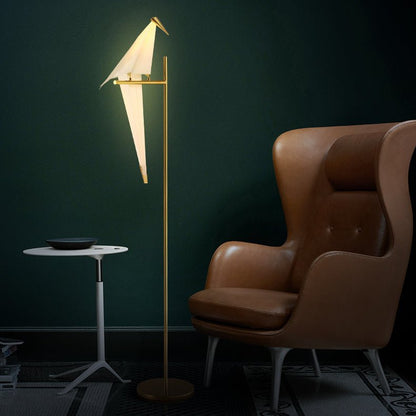 Lampa LED w kształcie ptaka z mocowaniem magnetycznym i ciepłym światłem