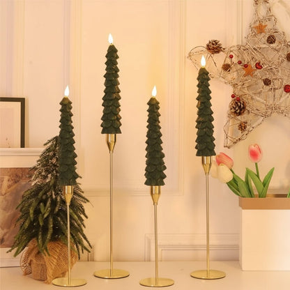 LED candles with a remote control and timer