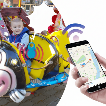 Lokalizator GPS Bluetooth do Zwierząt i Przedmiotów z Aplikacją Mobilną