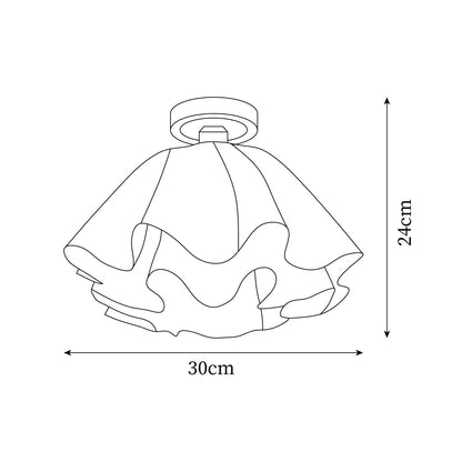 Lampa sufitowa LED z miedzi, gwint E27, do oświetlenia wnętrz
