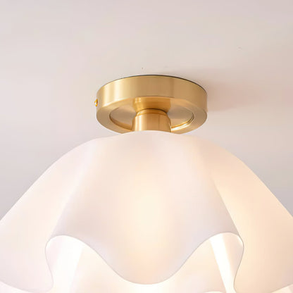 Lampa sufitowa LED z miedzi, gwint E27, do oświetlenia wnętrz