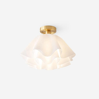 Lampa sufitowa LED z miedzi, gwint E27, do oświetlenia wnętrz
