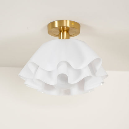 Lampa sufitowa LED z miedzi, gwint E27, do oświetlenia wnętrz