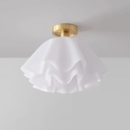 Lampa sufitowa LED z miedzi, gwint E27, do oświetlenia wnętrz