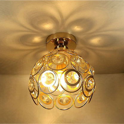 Plafonnier à boules en verre