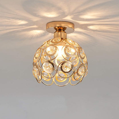 Plafonnier à boules en verre