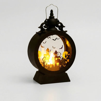 Halloweenský LED lampion