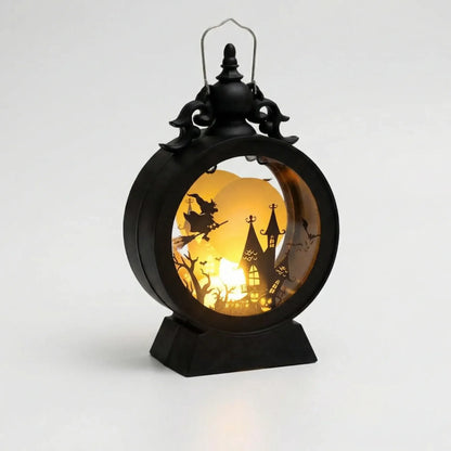 Halloweenský LED lampion