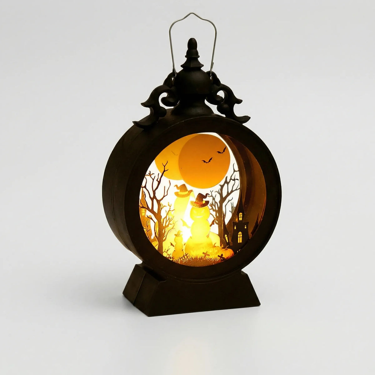 Halloweenský LED lampion