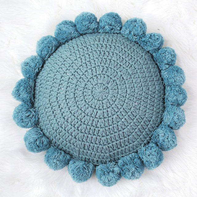 Coussin décoratif tricoté 45 cm