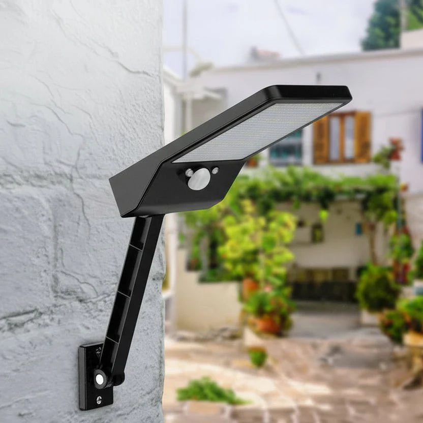 Solarny Reflektor LED 20W z Czujnikiem Ruchu i Pilotem do Użytku Zewnętrznego