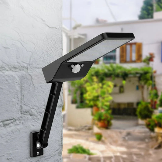 Solarny Reflektor LED 20W z Czujnikiem Ruchu i Pilotem do Użytku Zewnętrznego