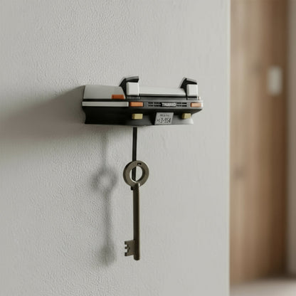 Key holder shaped like a spotlight