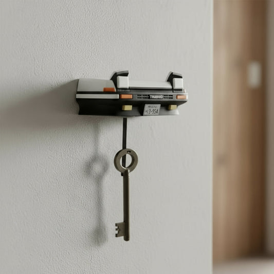 Key holder shaped like a spotlight