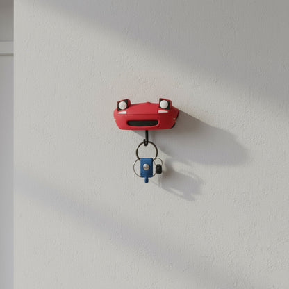 Key holder shaped like a spotlight