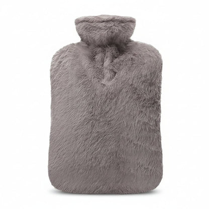 Hot-water bottle with a soft cover