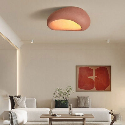Lampa sufitowa LED z żywicy i metalu, ciepłe światło 3000K, do wnętrz mieszkalnych