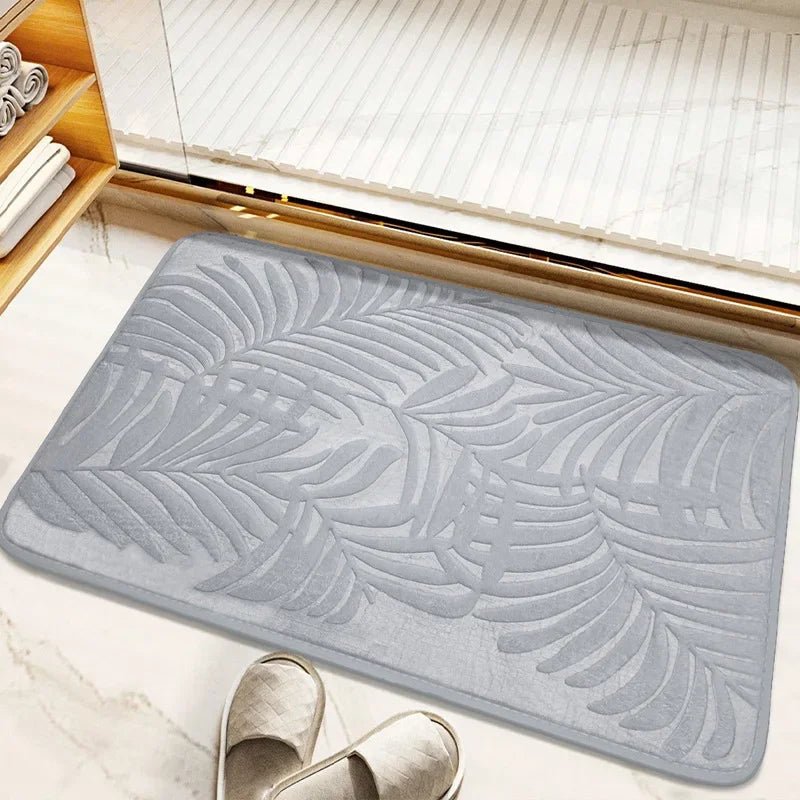 Memory foam bathroom mat