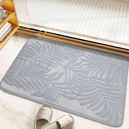 Memory foam bathroom mat