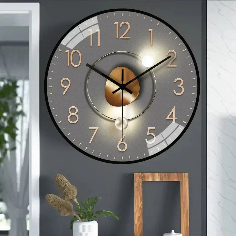 Zegar Ścienny Minimalistyczny z Cichym Mechanizmem Kwarcowym 30 cm