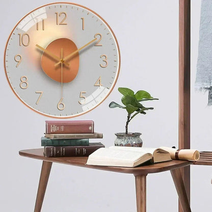 Zegar Ścienny Minimalistyczny z Cichym Mechanizmem Kwarcowym 30 cm