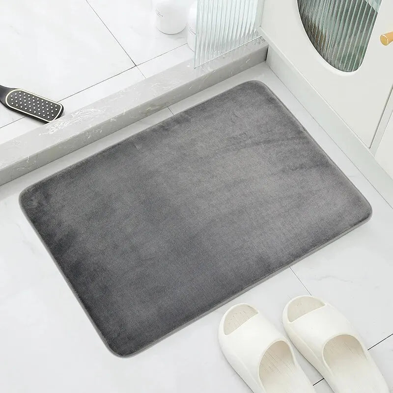 Soft bathroom mat