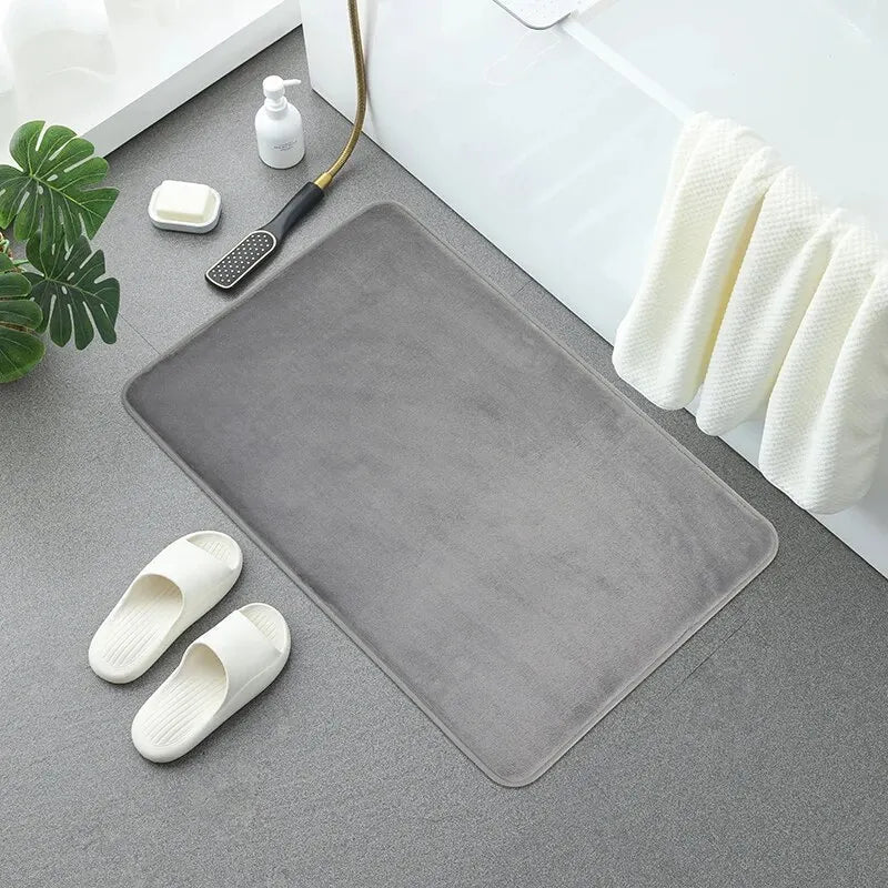 Soft bathroom mat