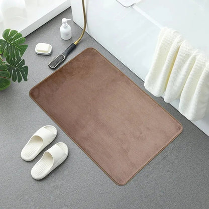 Soft bathroom mat