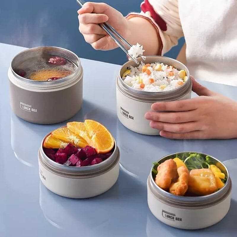 Izolowany Lunchbox ze Stali Nierdzewnej z Torbą Transportową