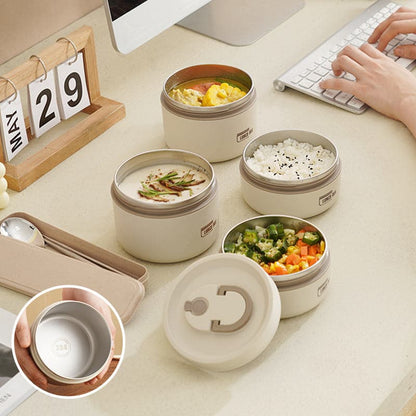 Izolowany Lunchbox ze Stali Nierdzewnej z Torbą Transportową