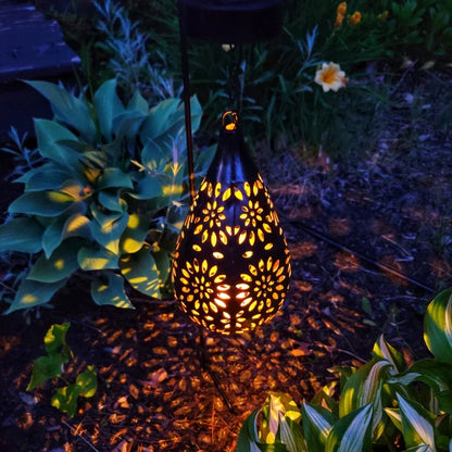 Lampe solaire suspendue