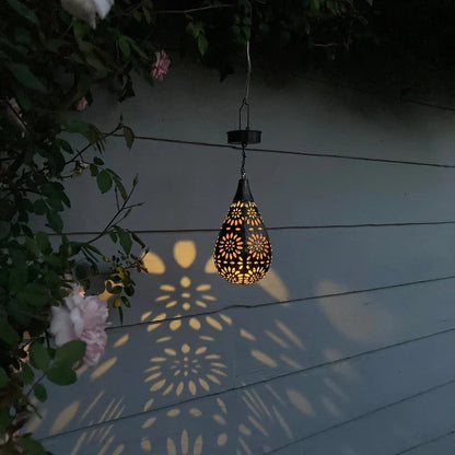 Lampe solaire suspendue