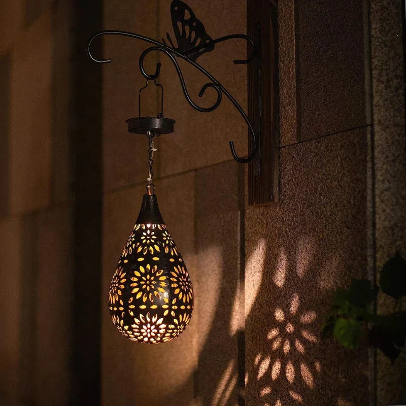 Lampe solaire suspendue