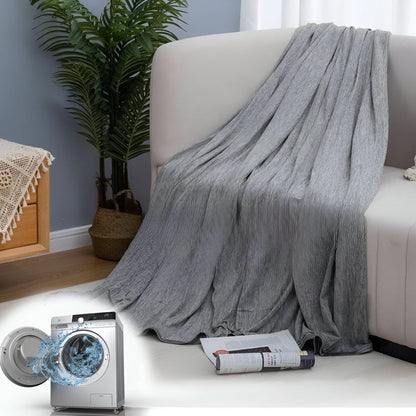Cooling fiber blanket