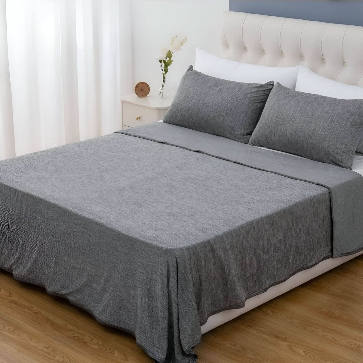 Cooling fiber blanket