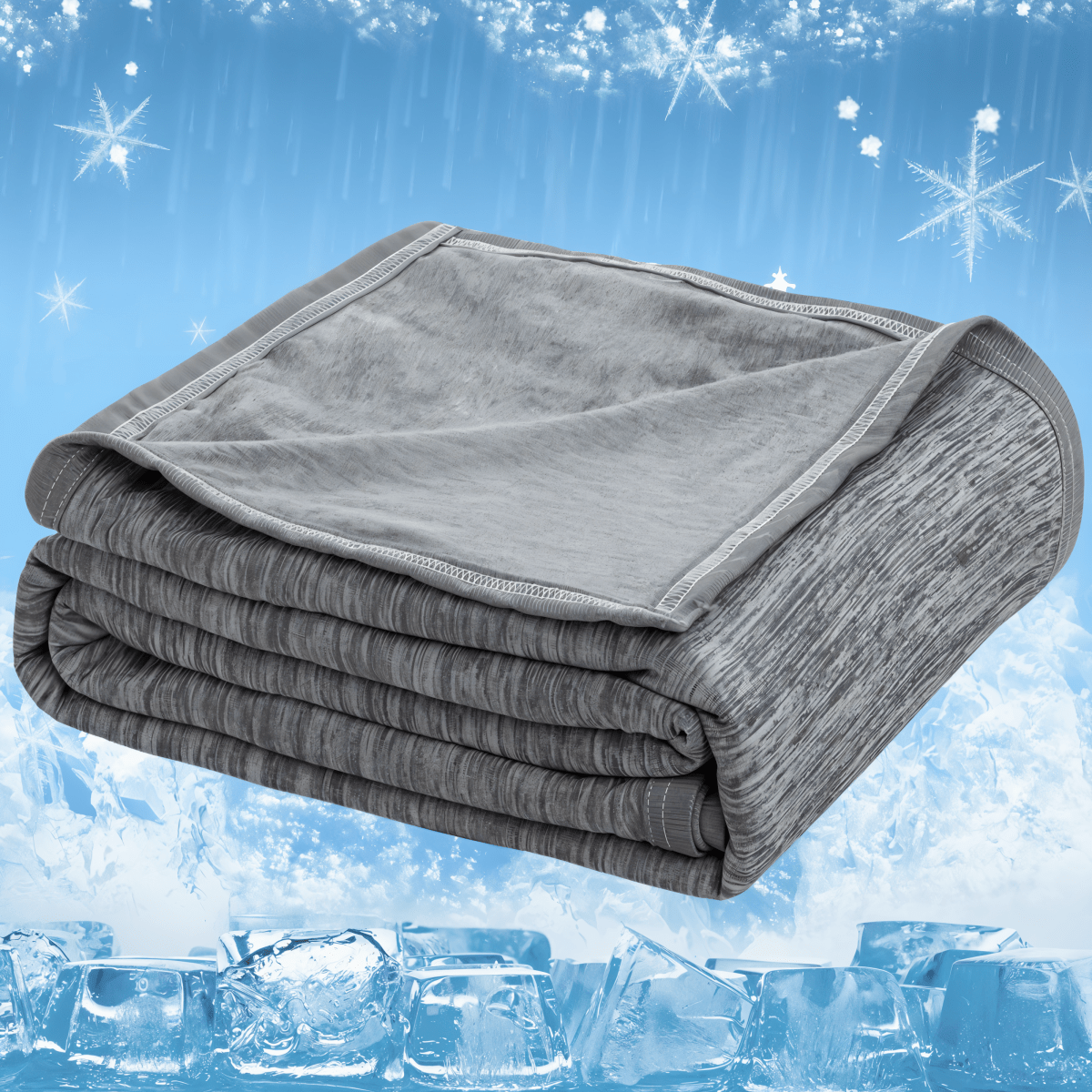 Cooling fiber blanket