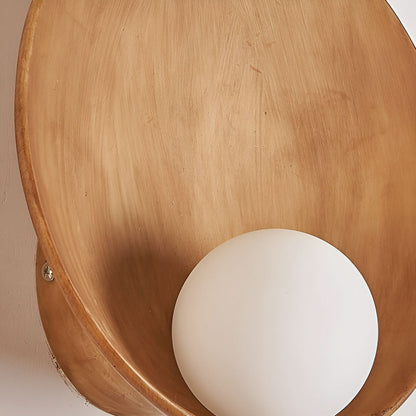 Lampa ścienna o zaokrąglonej formie