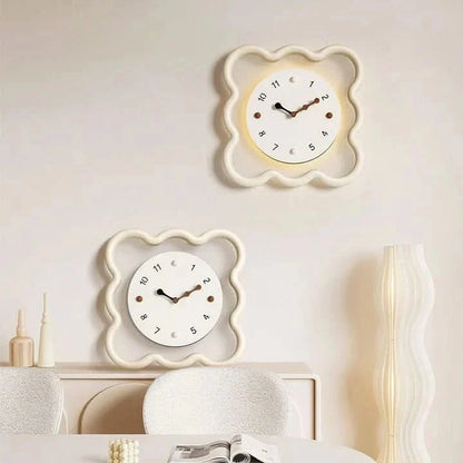 Horloge murale motif guimauve