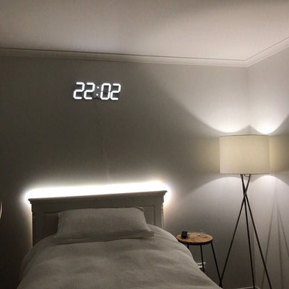 Zegar LED 3D ścienny lub stołowy