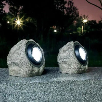 Solarna lampa ogrodowa LED w kształcie kamienia IP65 do oświetlenia zewnętrznego