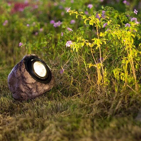 Solarna lampa ogrodowa LED w kształcie kamienia IP65 do oświetlenia zewnętrznego