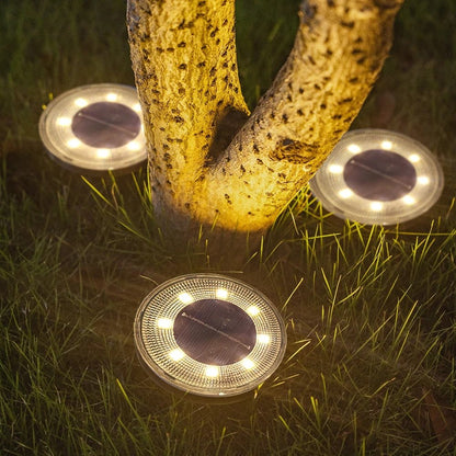 Solarne lampy ogrodowe LED wbijane w ziemię zestaw 4–20 sztuk do oświetlenia zewnętrznego
