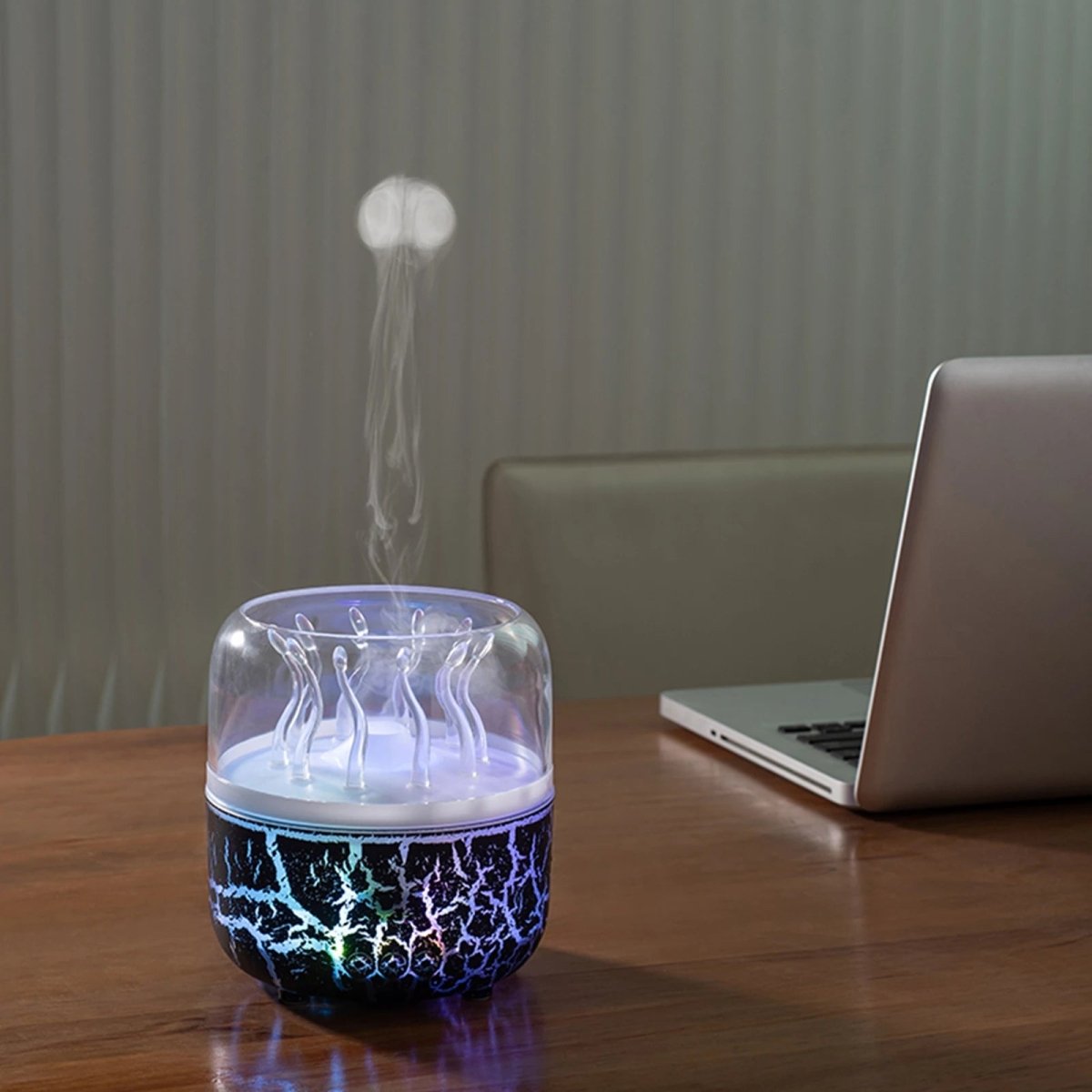 Humidificateur méduse avec télécommande