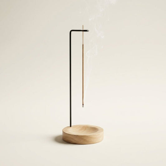 Wooden incense holder