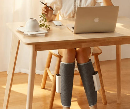 Leg massager with compression