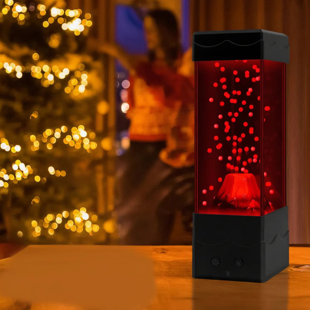 Lampa LED Wulkan z 7 Kolorami i Zasilaniem USB do Dekoracyjnego Oświetlenia