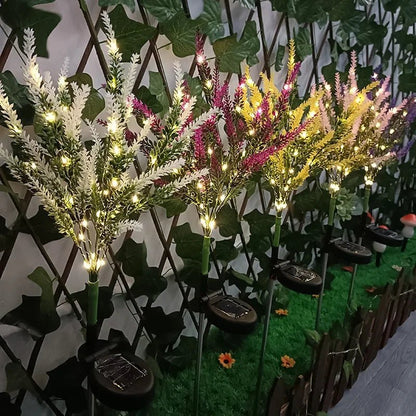 Solarna Lampa LED w Kształcie Lawendy do Ogrodu, Tarasu i Ścieżek